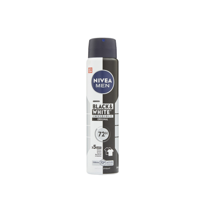 NIVEA MEN Black & White Invisible 72h Anti-Perspirant Deodorant Spray 250ml