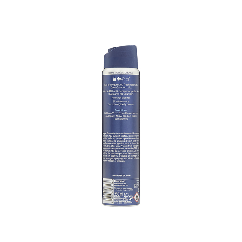 NIVEA MEN Cool Kick 48h Anti-Perspirant Deodorant Spray 250ml