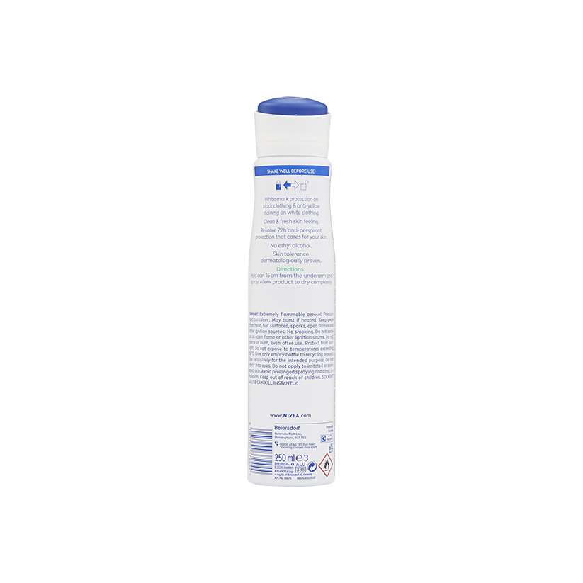 NIVEA Anti-Perspirant Deodorant Spray Black & White Fresh 250ml