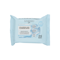 Sunkissed Skin Hyaluronic Acid Cleansing Face Wipes 25 Pack
