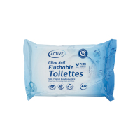 Active Toilettes Toilet Wipes 40’s