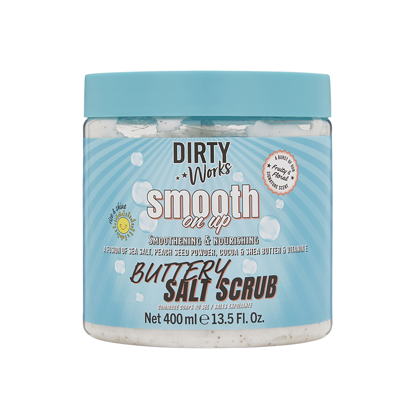 Dirty Works Smooth On Up Buttery Salt Scrub 400ml