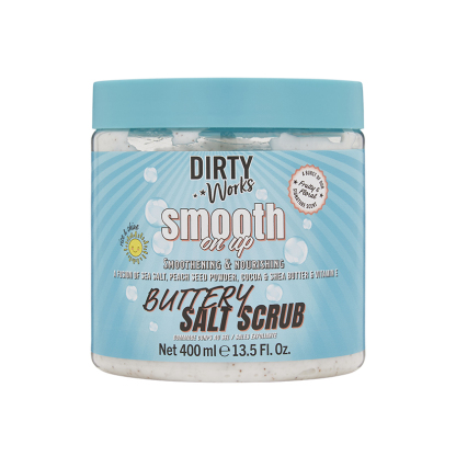 Dirty Works Smooth On Up Buttery Salt Scrub 400ml