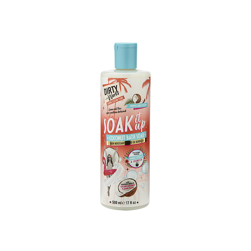 Dirty Works Soak It Up Coconut Bath Soak 500ml