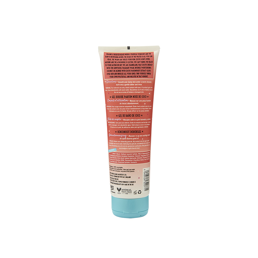 Dirty Works Tropical Rain Power Coconut Body Wash 280ml