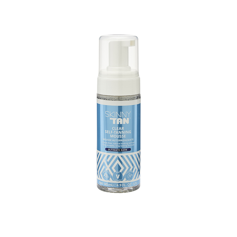 Skinny Tan Clear Self-Tanning Mousse Ultimate Dark 145ml