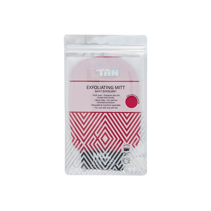 Skinny Tan Exfoliating Mitt Dual-Sided Exfoliation