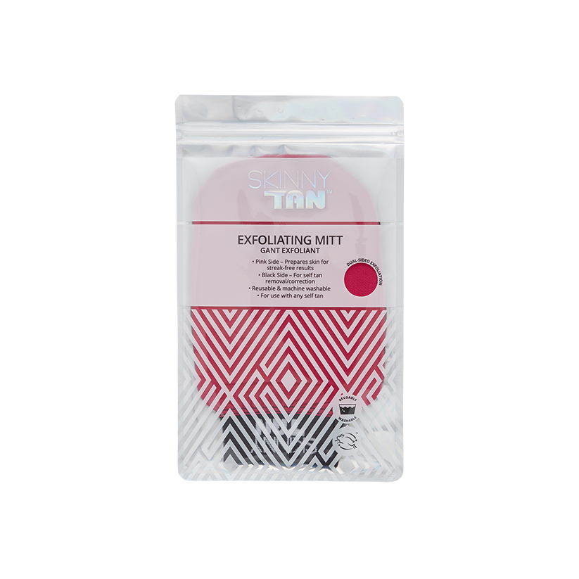 Skinny Tan Exfoliating Mitt Dual-Sided Exfoliation
