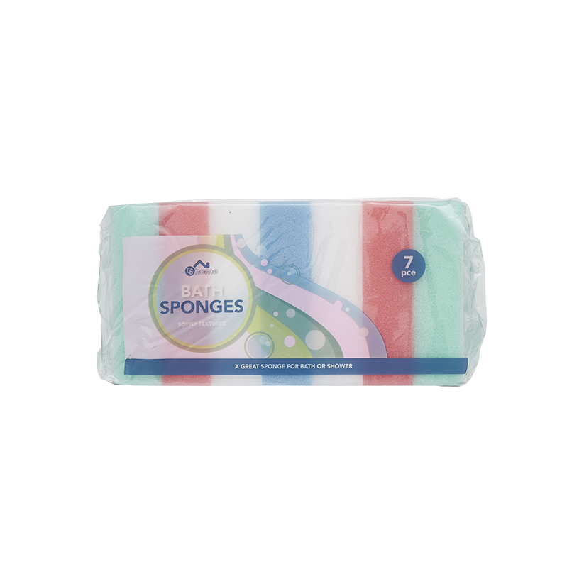 CS Home Bath Sponge 7pce