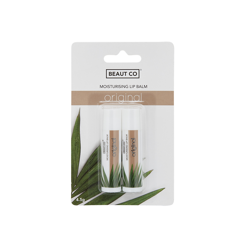 Beaut Co Original Moisturising Lip Balm 2 Pack