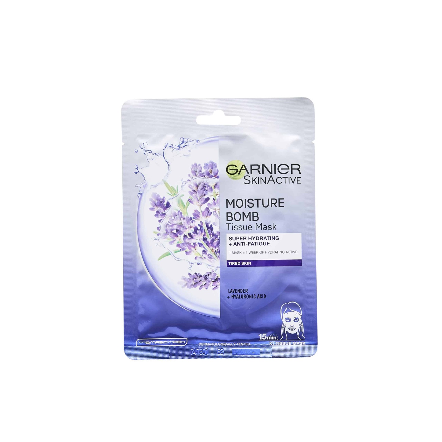 Garnier Moisture Bomb Tissue Mask Lavender 28g