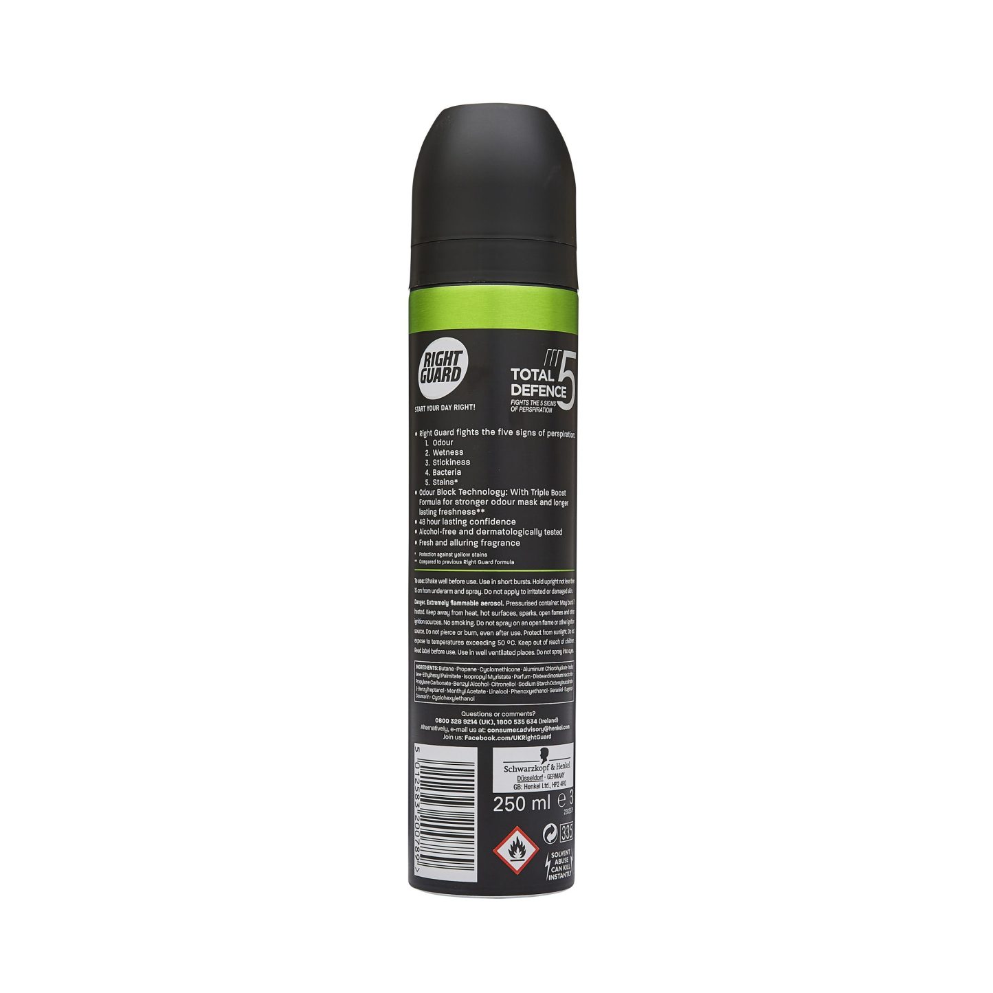 Right Guard Fresh Total Defence 5 Anti-Perspirant Deodorant 250ml