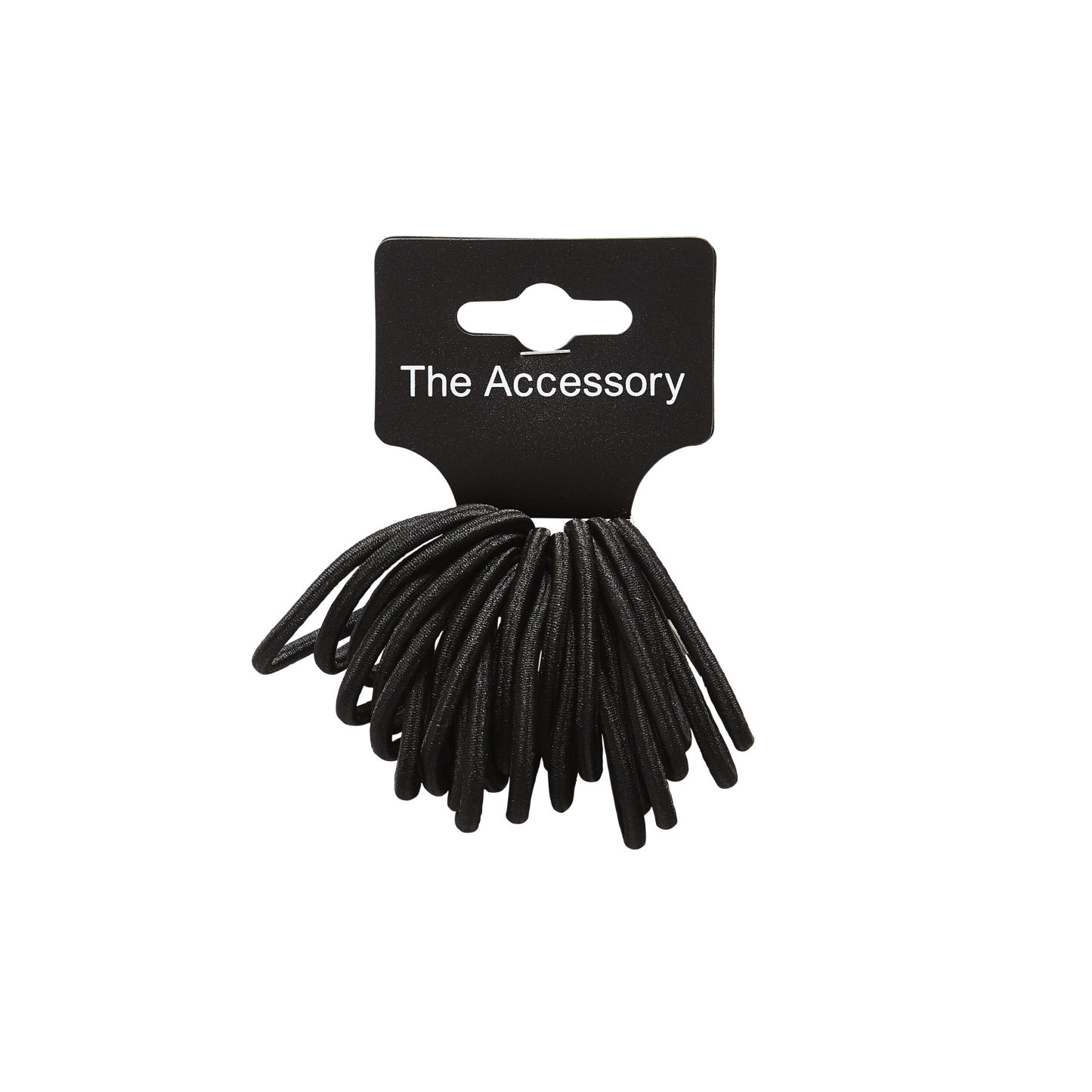 The Accessory Black Thick Pony Loops 24's