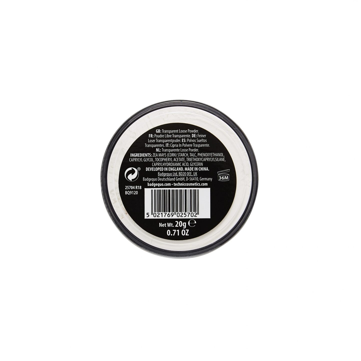 Technic Soft Focus Transparent Loose Powder 20g
