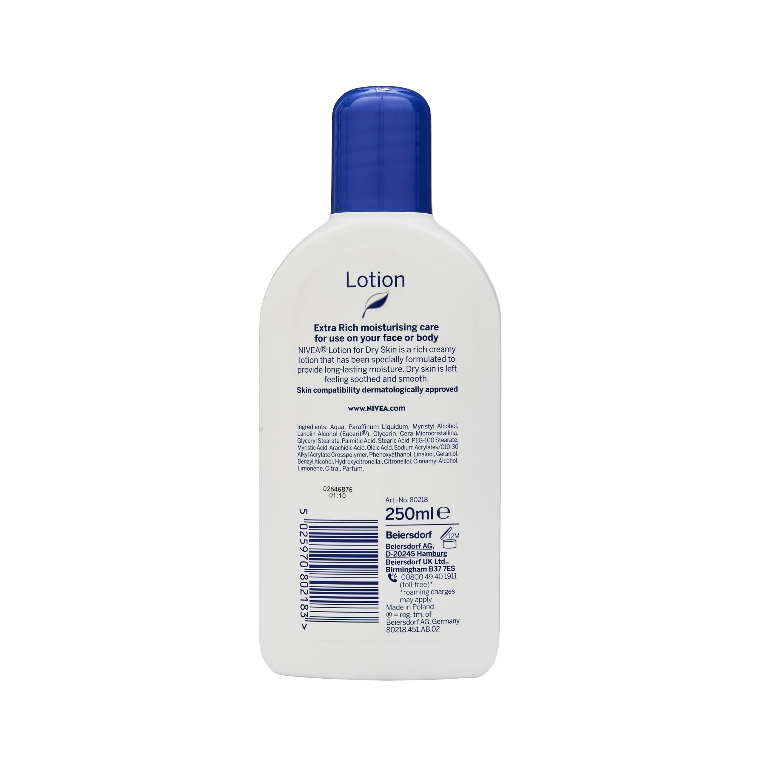 NIVEA Lotion For Dry Skin 250ml