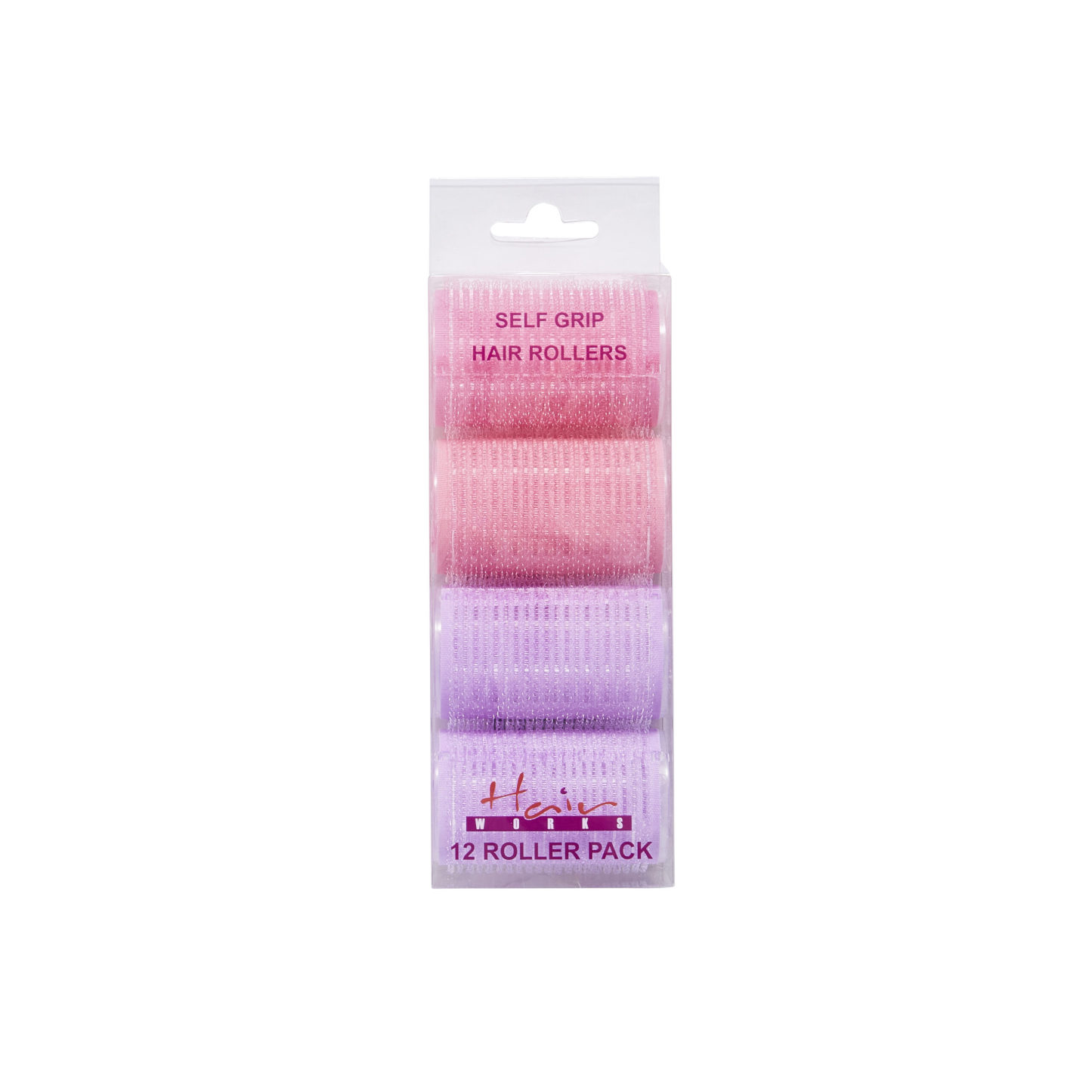 Hairworks Velcro Roller Pack 12 Pack