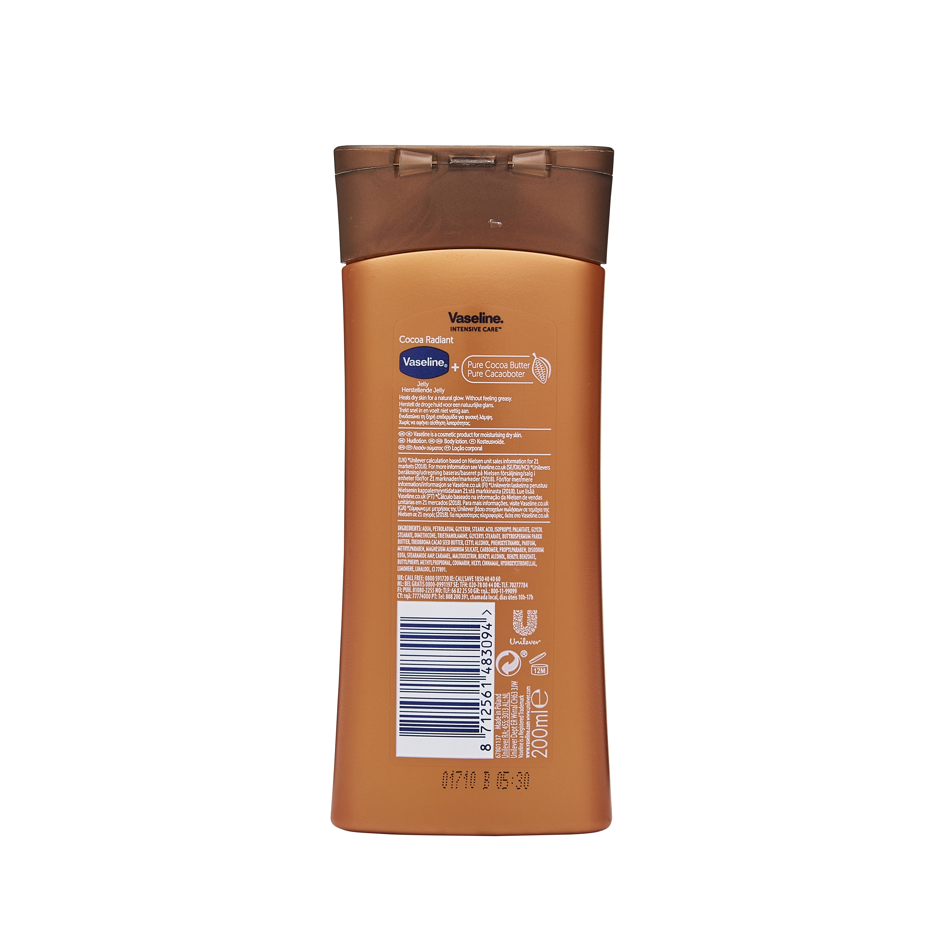 Vaseline Intensive Care Cocoa Radiant Body Lotion 200ml