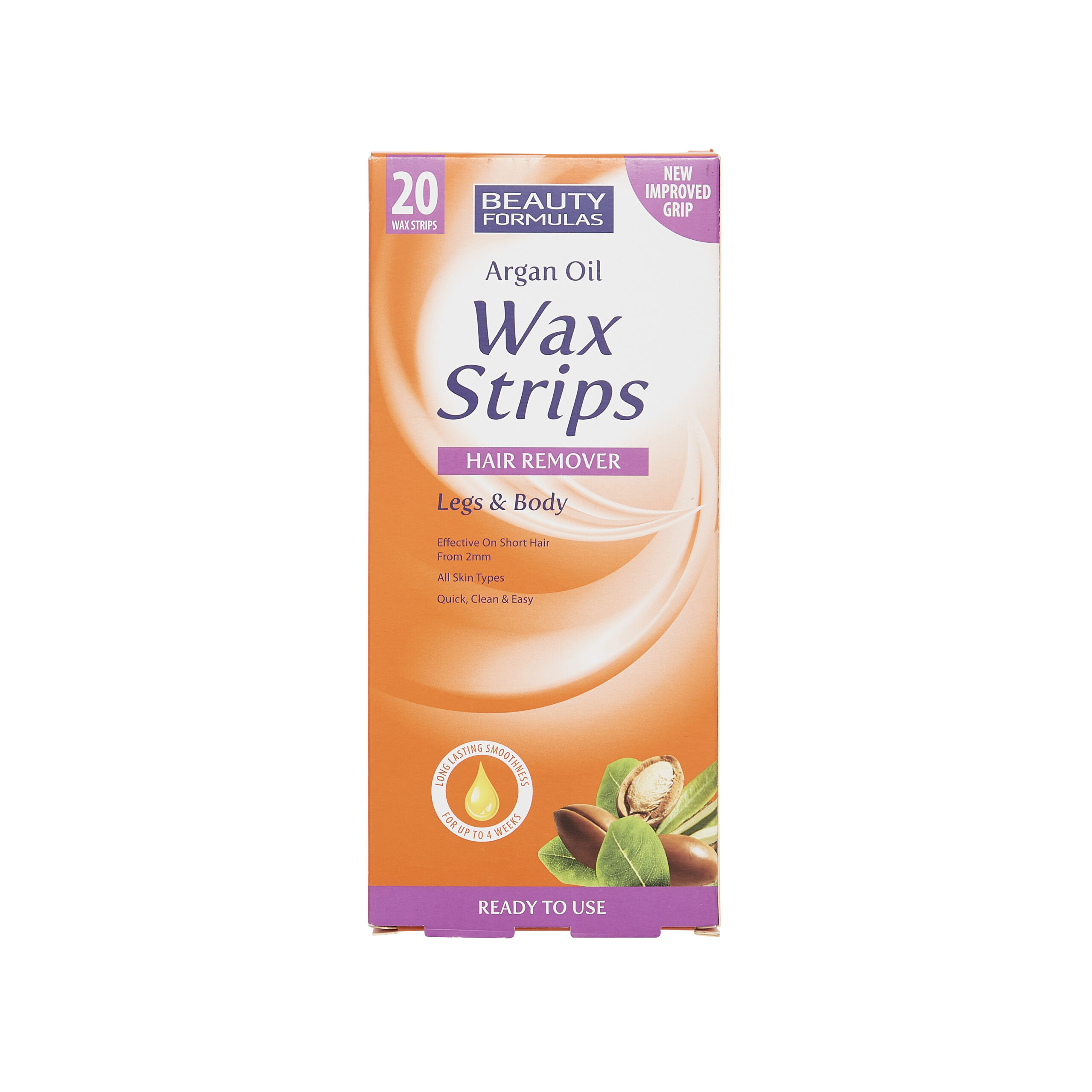 Beauty Formulas Wax Strips Legs & Body 20's