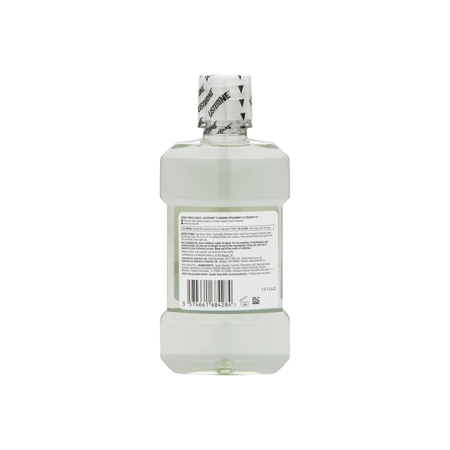 Listerine Spearmint Mouthwash 250ml