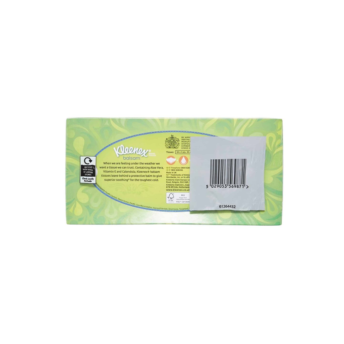 Kleenex Balsam Tissues Pack of 2