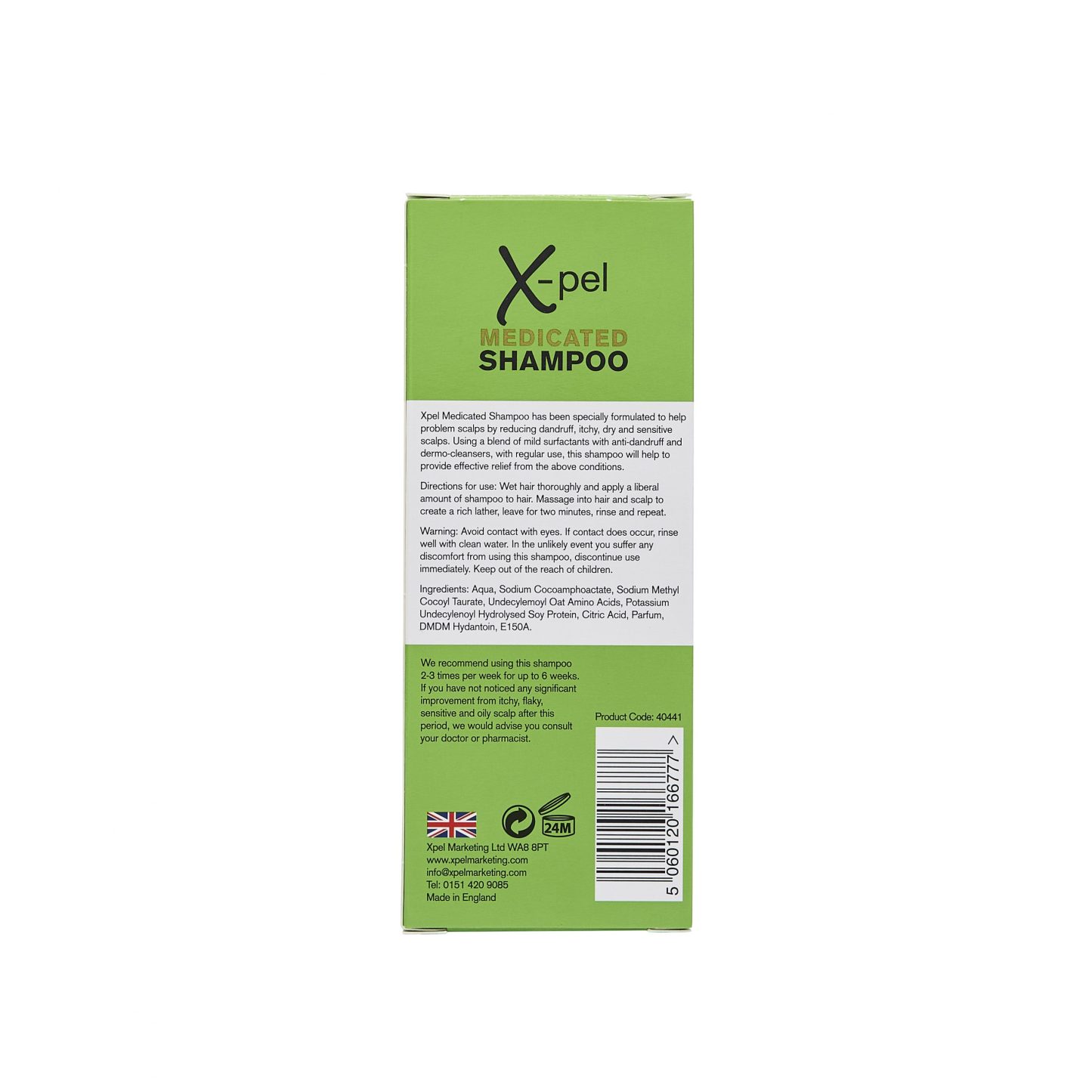 Xpel Hair Care Medicated Shampoo 300ml