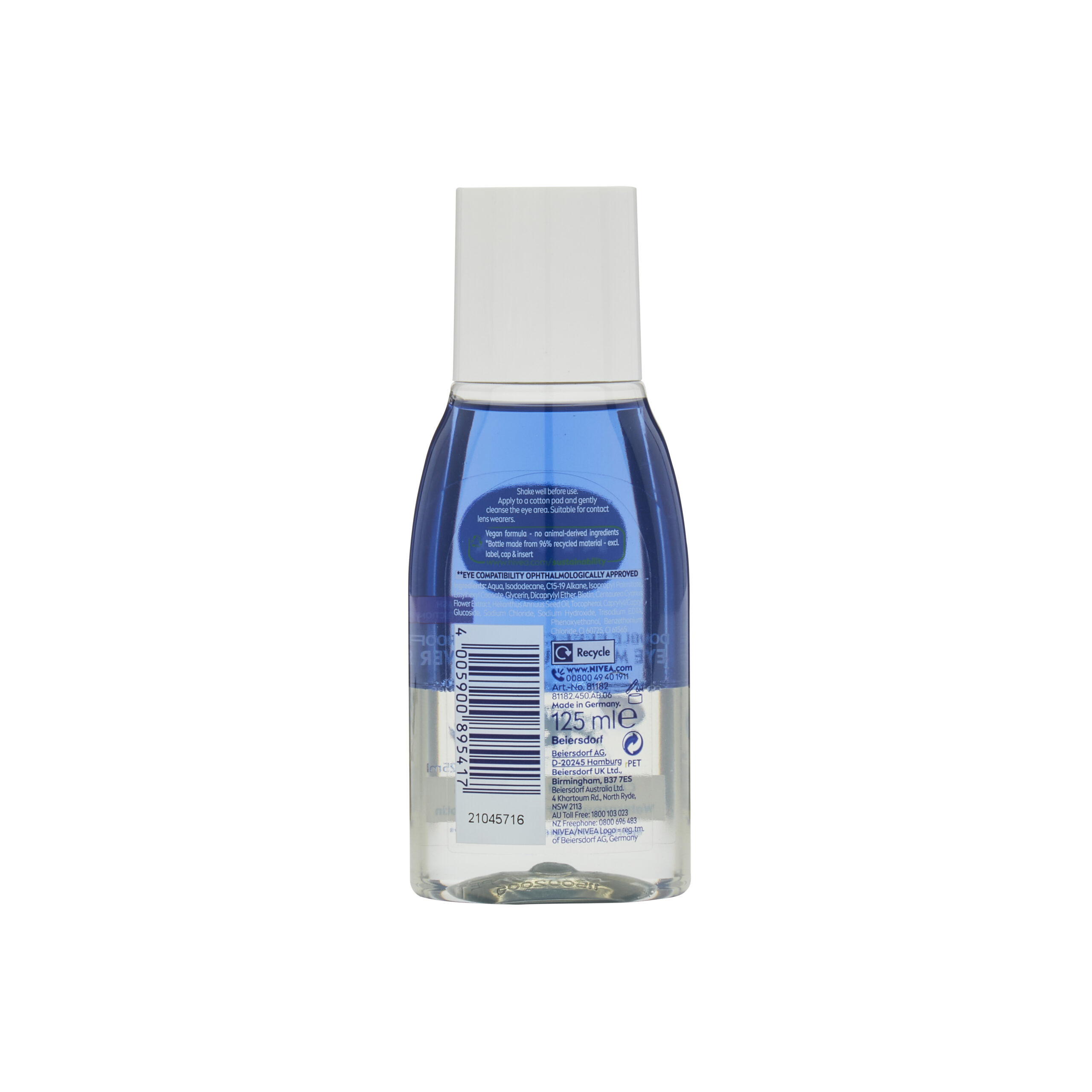 NIVEA Double Effect Eye Make-Up Remover 125ml