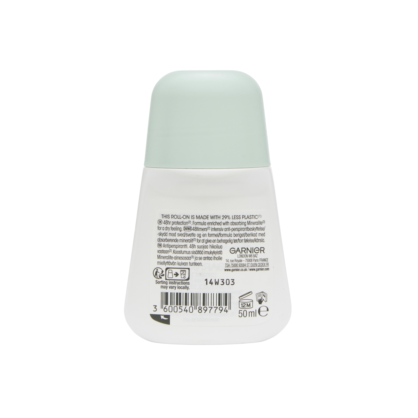 Garnier Mineral Ultra Dry Roll-On 50ml