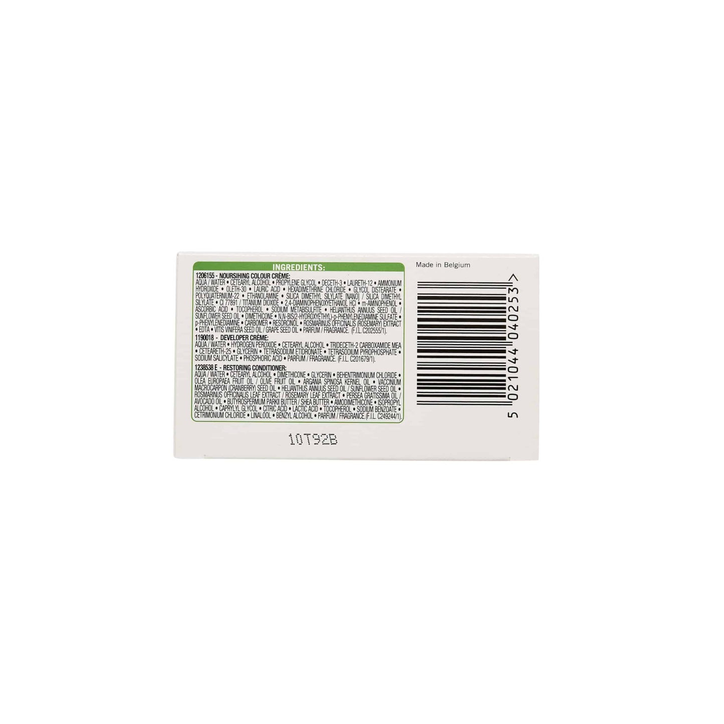 Garnier Nutrisse Permanent Hair Dye 4 Dark Brown