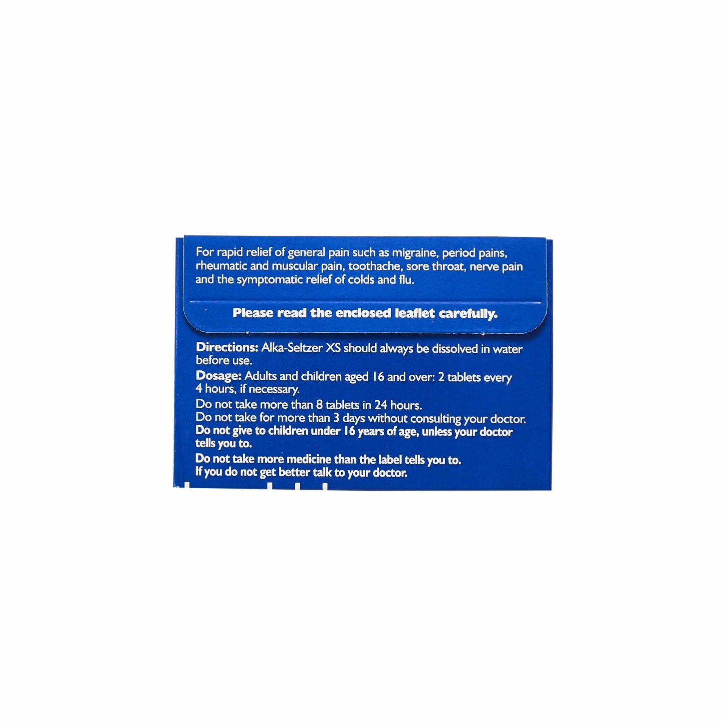 Alka Seltzer XS 20 Effervescent Tablets 20's