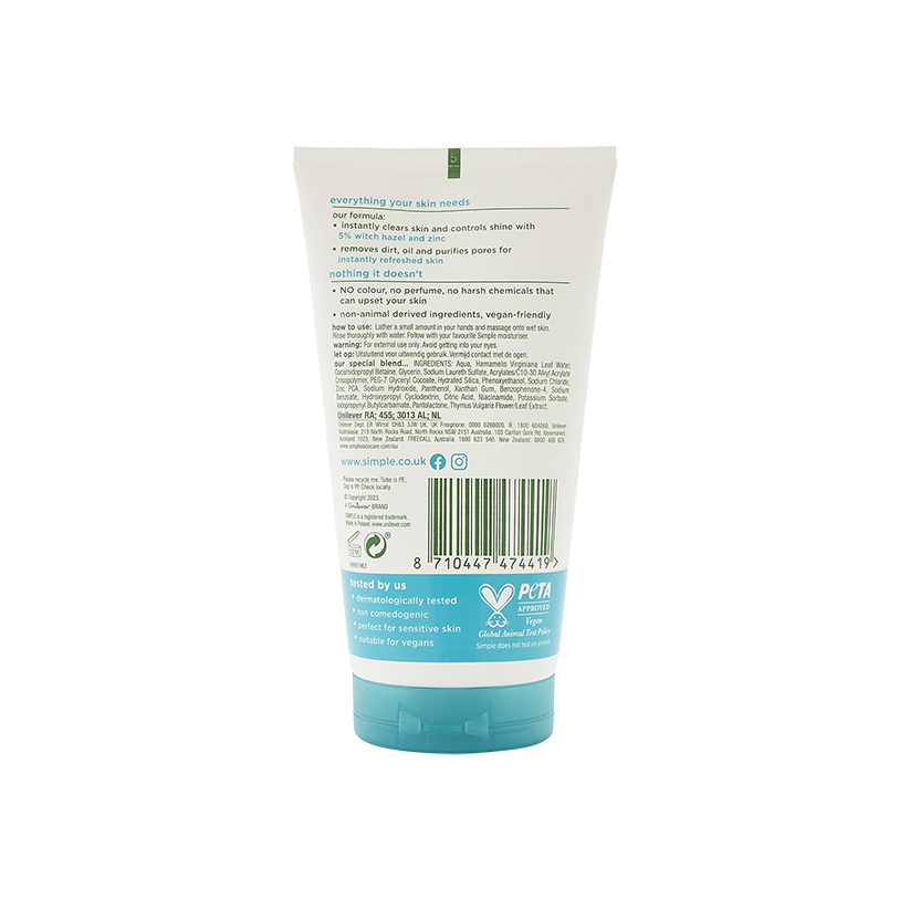 Simple Purifying Gel Wash 150ml
