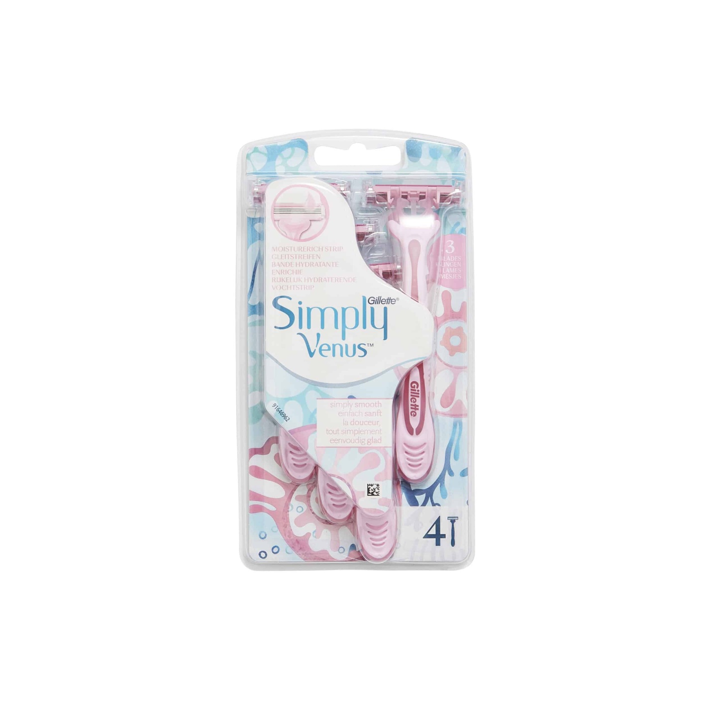 Gillette Simply Venus Razors Pack of 4