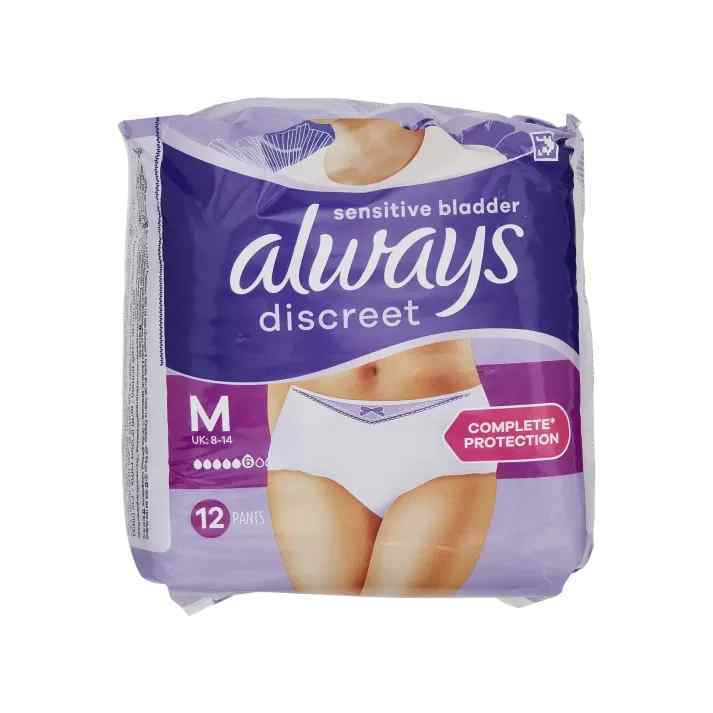 Always Discreet Pants Normal Medium 12's