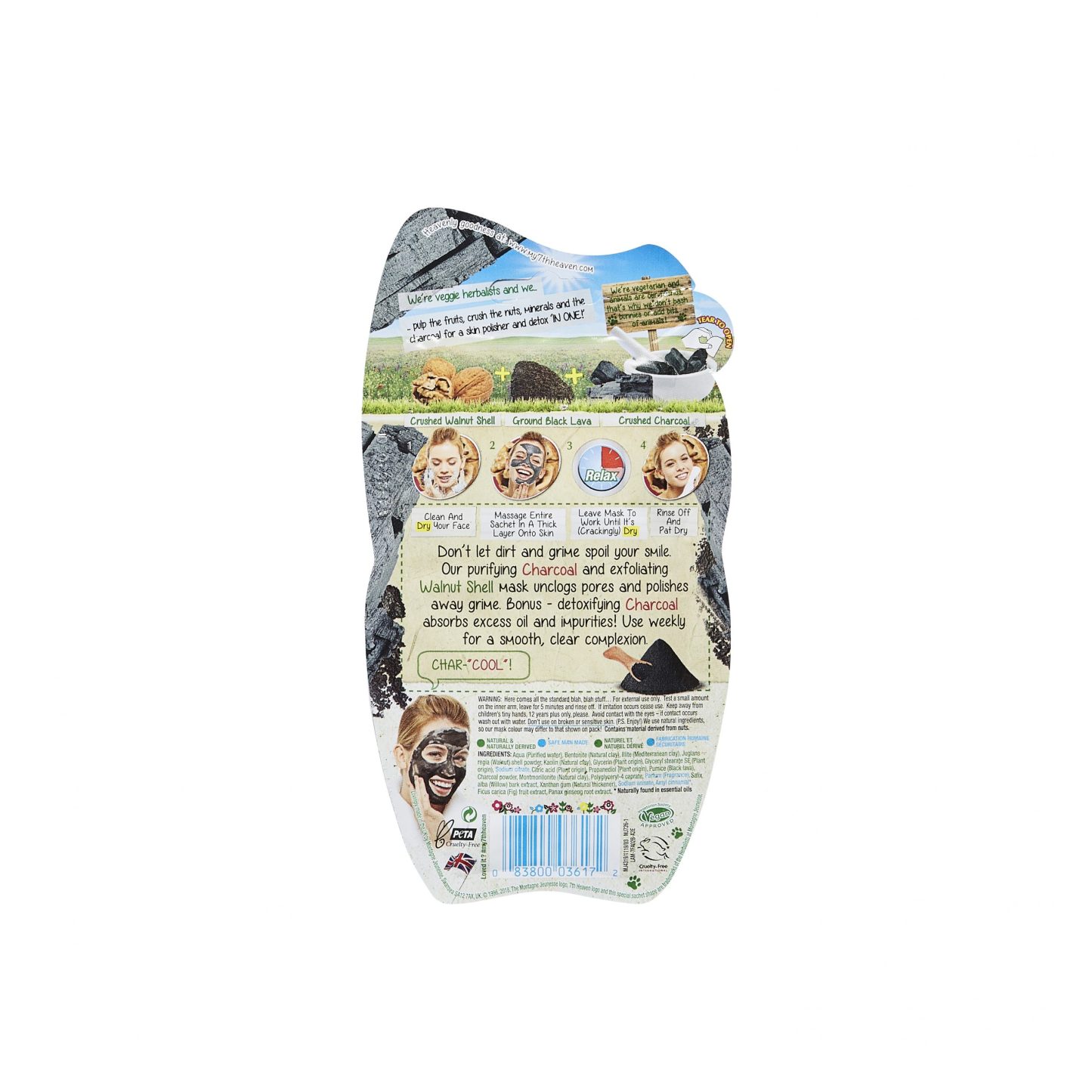 7th Heaven Charcoal Mud Mask 15g