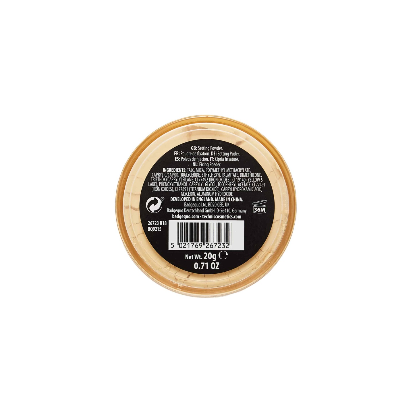 Technic Colour Correcting Setting Powder 20g