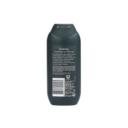 Badedas 3 in 1 Revitalising Shower Gel 200ml