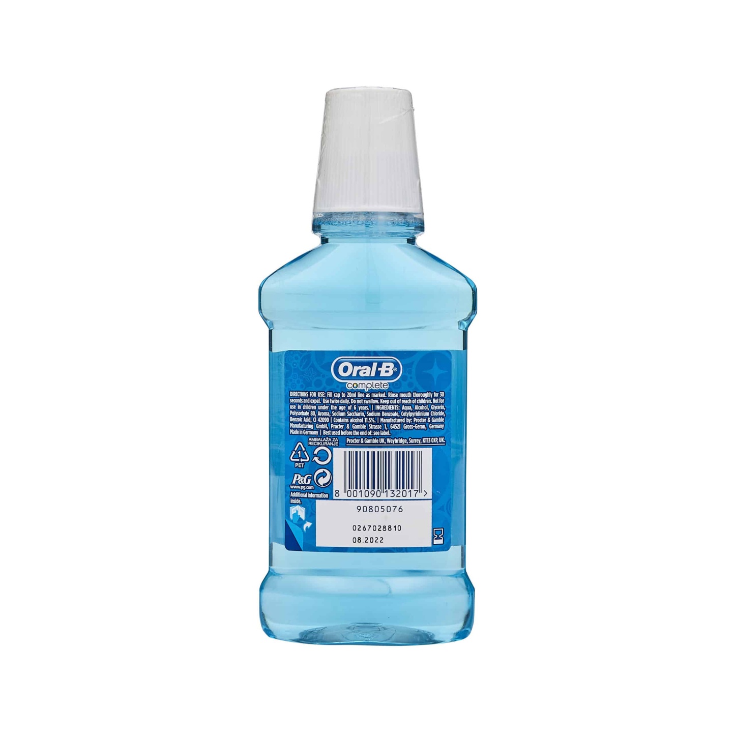 Oral-B Arctic Mint Mouthwash 250ml