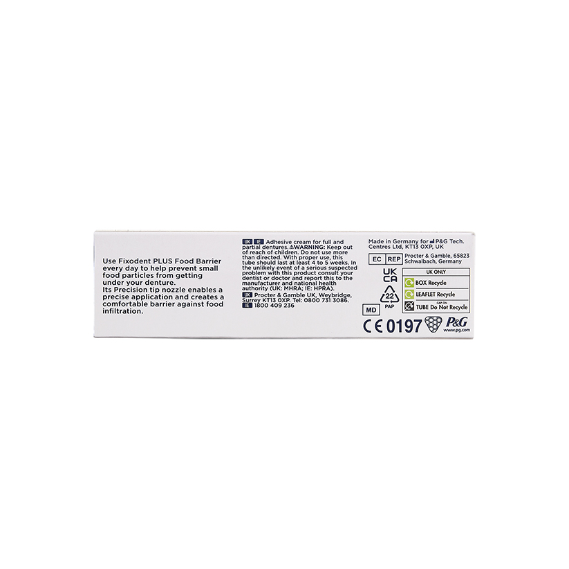 Fixodent Plus Food Barrier 40g