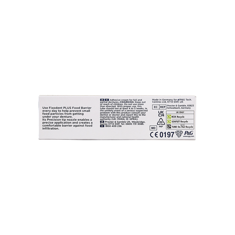 Fixodent Plus Food Barrier 40g
