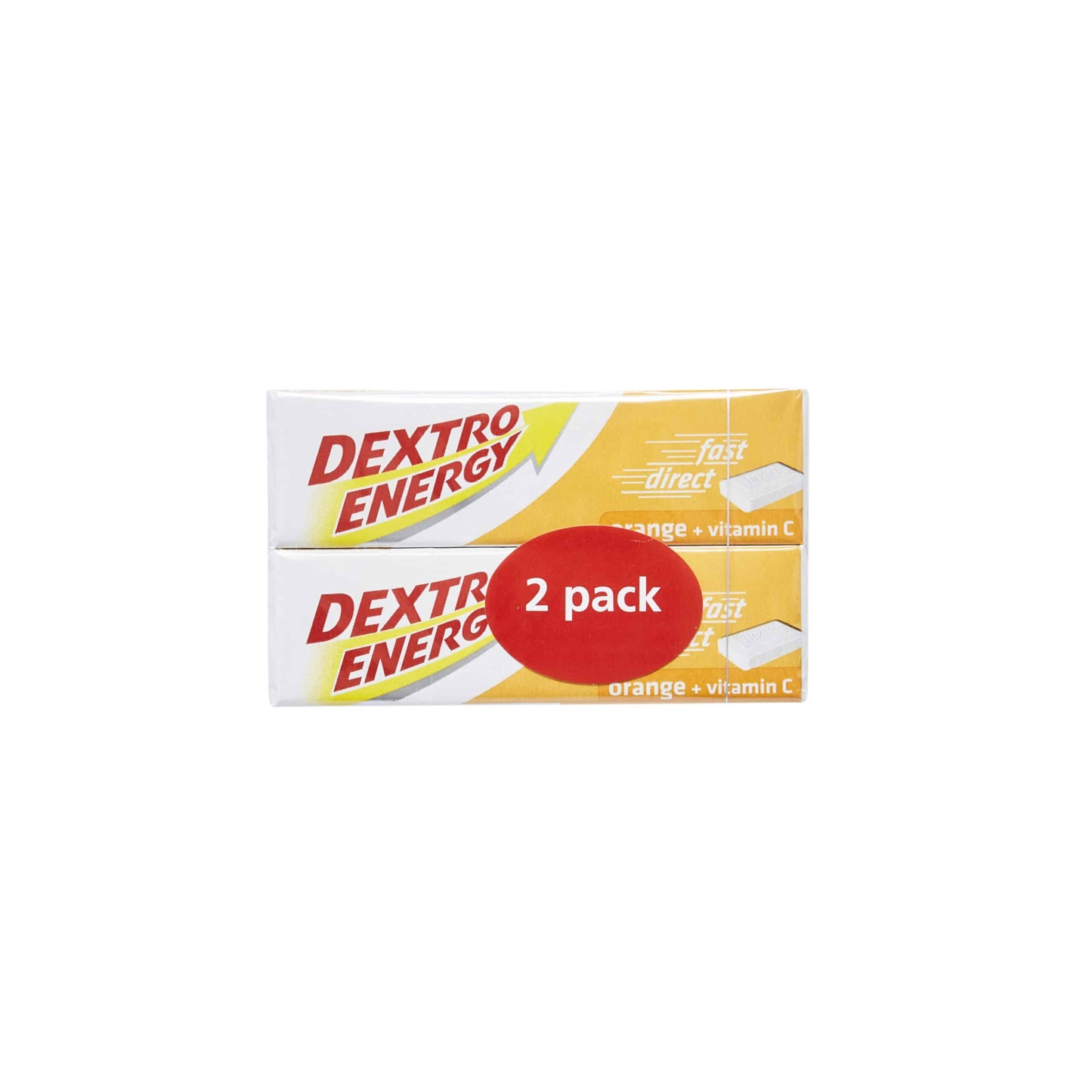 Dextro Energy Tablets Orange 2 x 47g