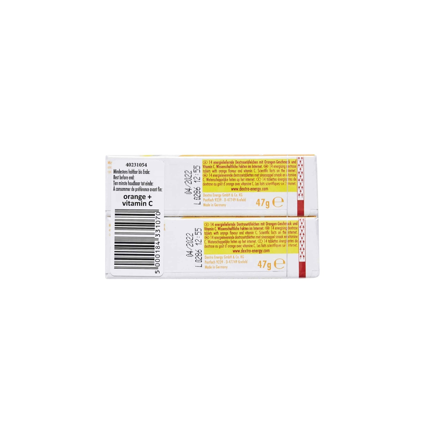 Dextro Energy Tablets Orange 2 x 47g