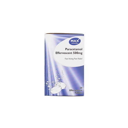 Max Paracetamol Effervescent 500mg 24's