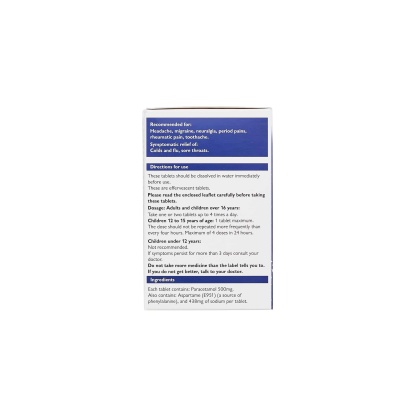 Max Paracetamol Effervescent 500mg 24's