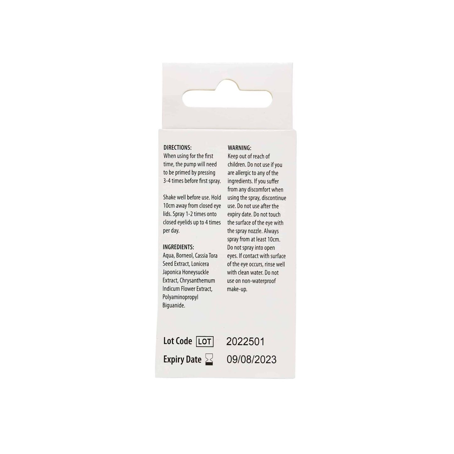 Treat&Ease Eye Mist Spray 15ml