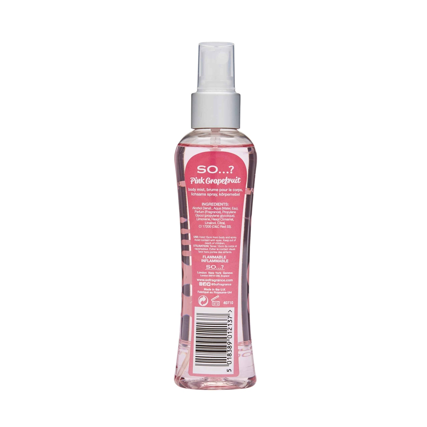So…? Pink Grapefruit Body Mist 100ml