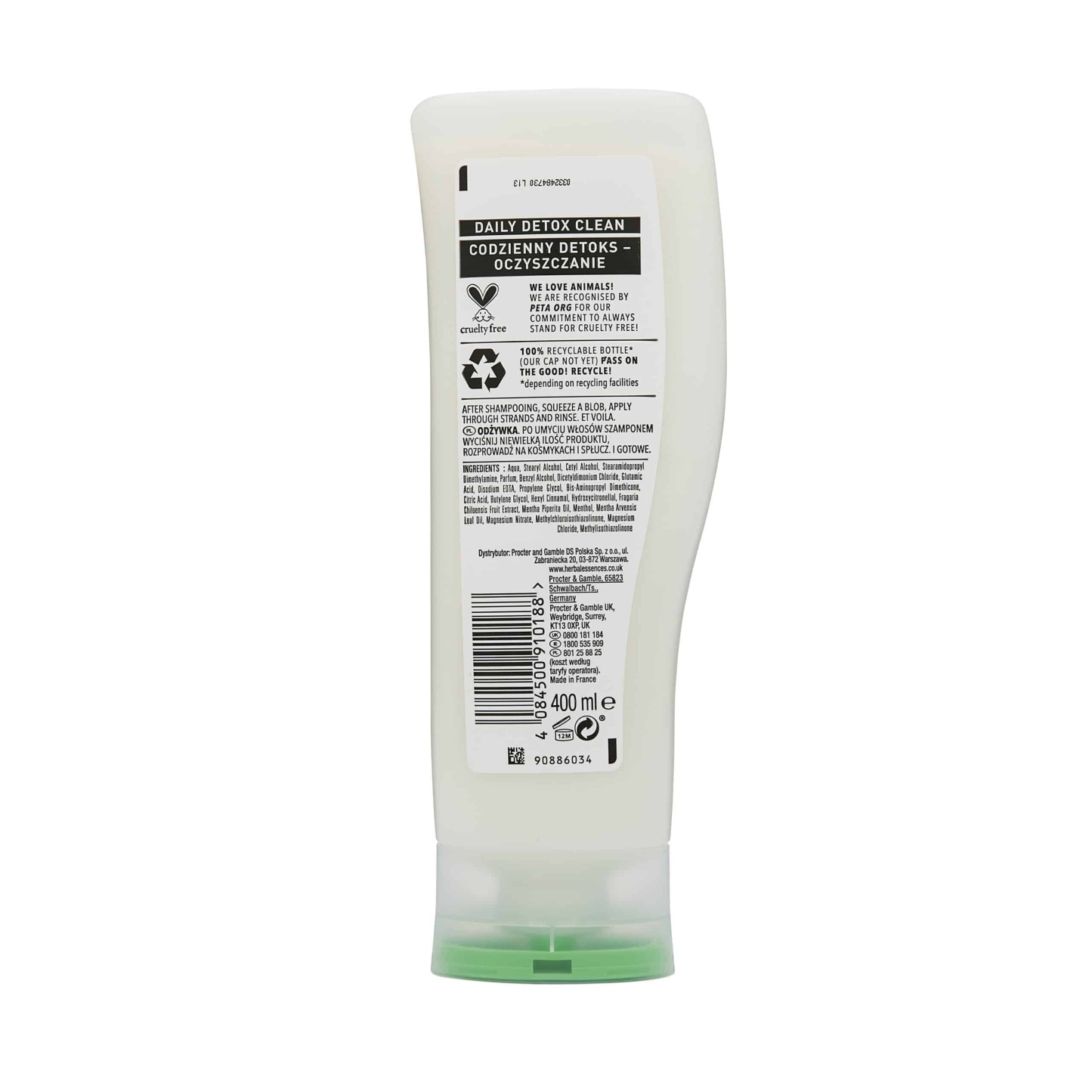 Herbal Essences Daily Detox Clean Conditioner 400ml