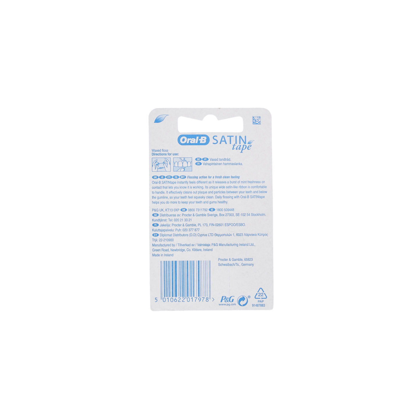 Oral-B Satin Tape Mint 25m