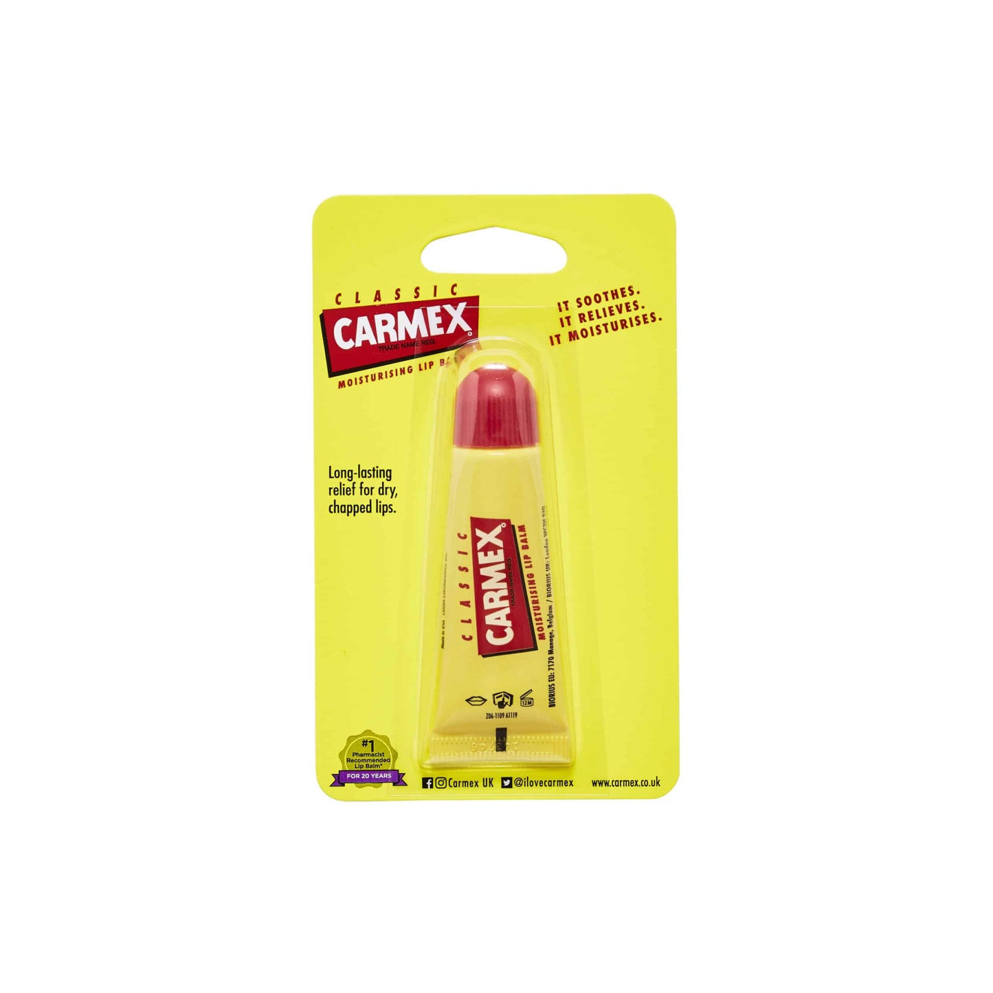 Carmex Lip Balm Classic Tube 10g