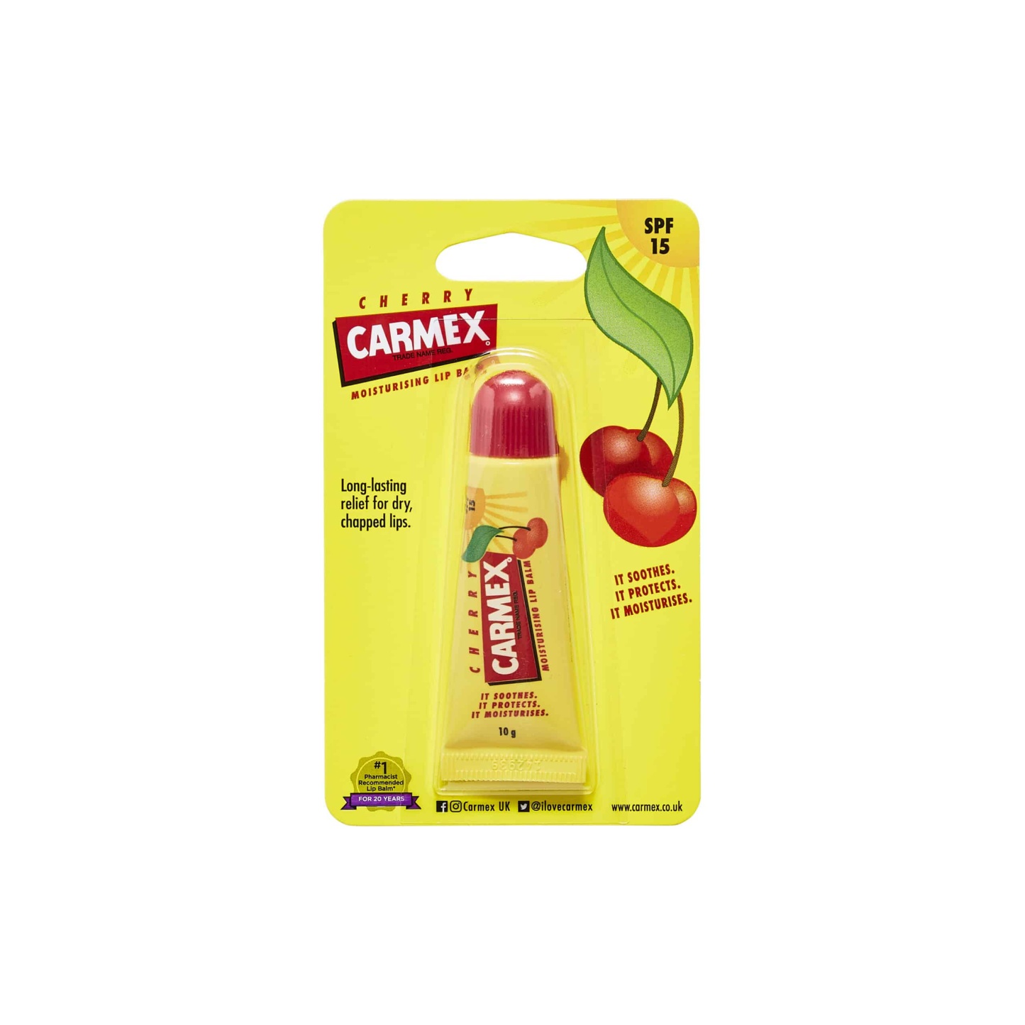 Carmex Lip Balm Cherry Tube 10g