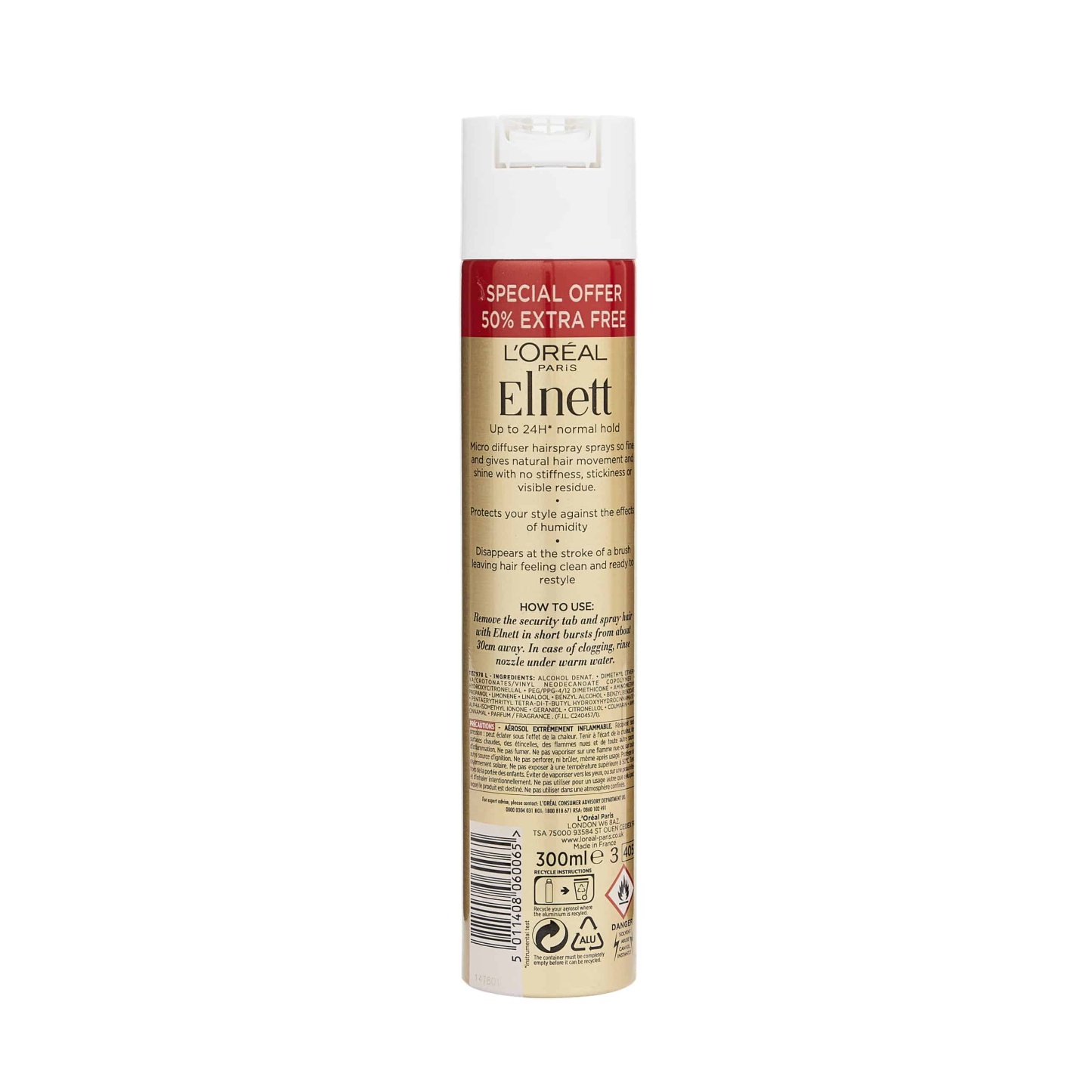 L’Oréal Elnett Hairspray Normal Hold 300ml
