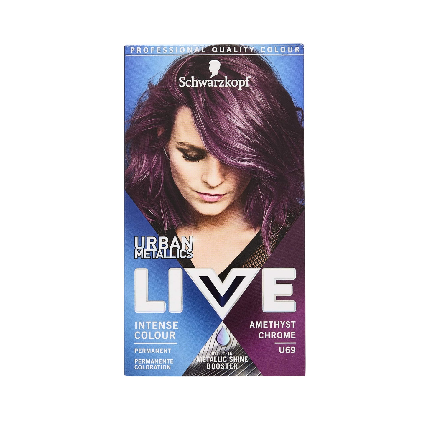 LIVE Intense Colour Urban Metallics U69 Amethyst Chrome